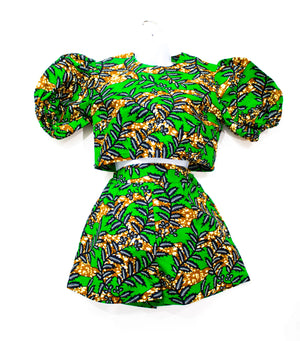 Green Ankara Set