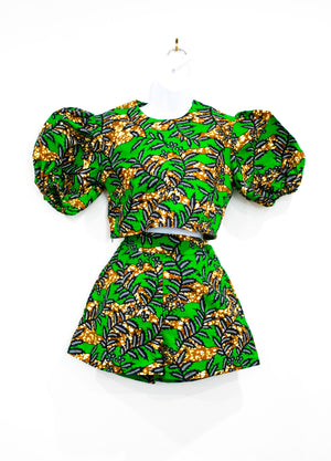 Green Ankara Set