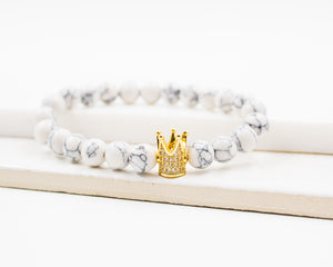 Ice King Howlite Bracelet