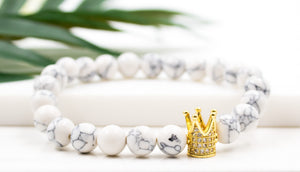 Ice King Howlite Bracelet