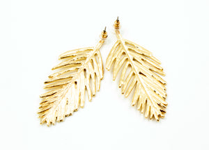 Golden Flower Earrings