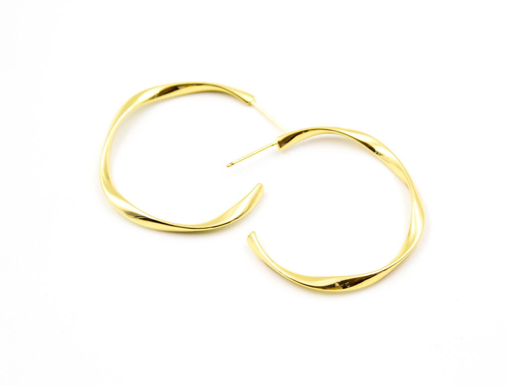 Golden Hoop Earrings