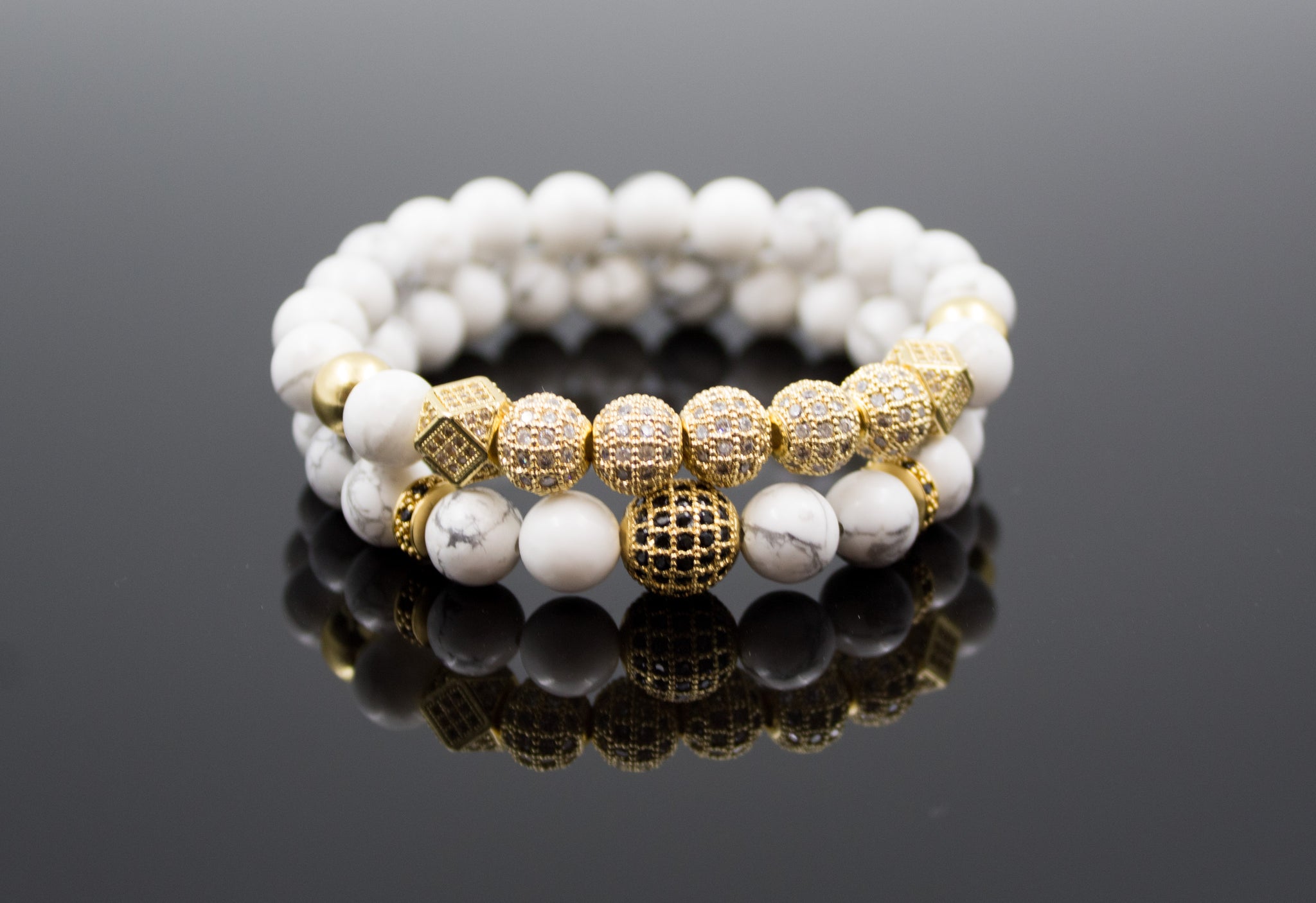 White Howlite Bracelet