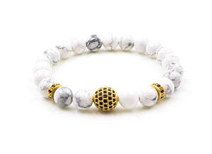 White Howlite Bracelet