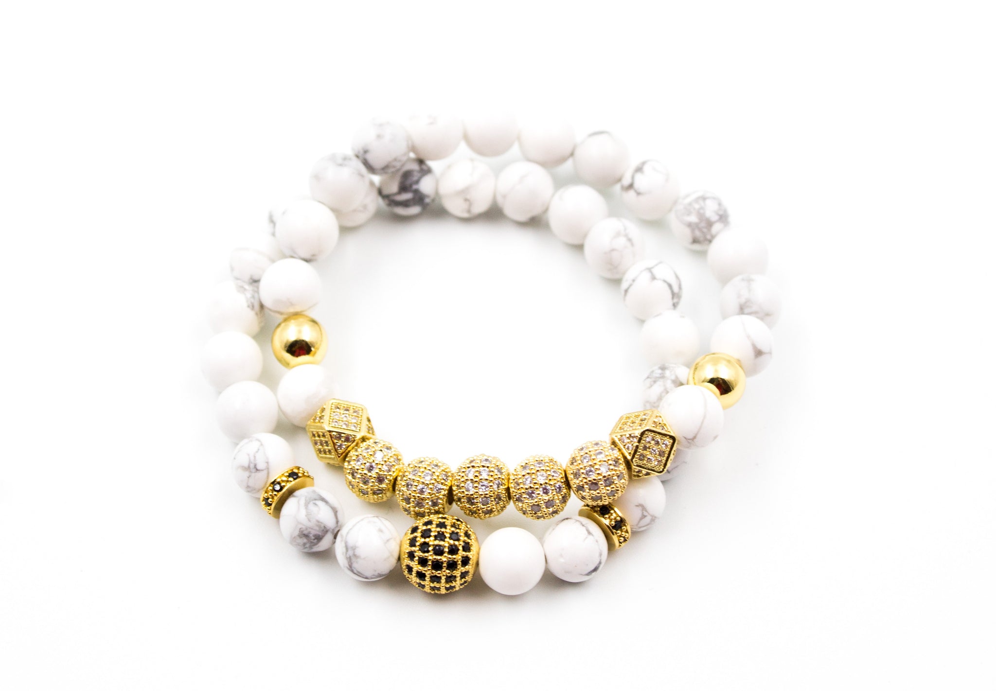 White Howlite Bracelet