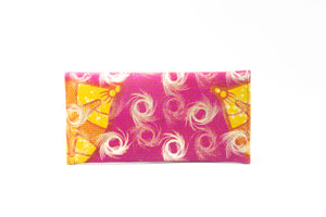 Pink African Print Clutch